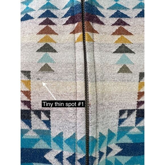 Pendleton Pilot Rock Jacquard Bomber Wool Zip Jacket $377 Size Large - Picture 16 of 16